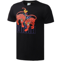 PUMA黑标男装Art Series Tee运动服休闲短袖T恤596419