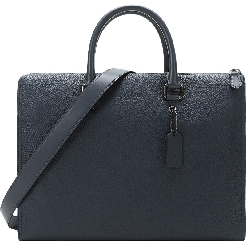 COACH 蔻驰 男士 专柜款皮革GOTHAM手提单肩斜挎包公文包商务包 C0243