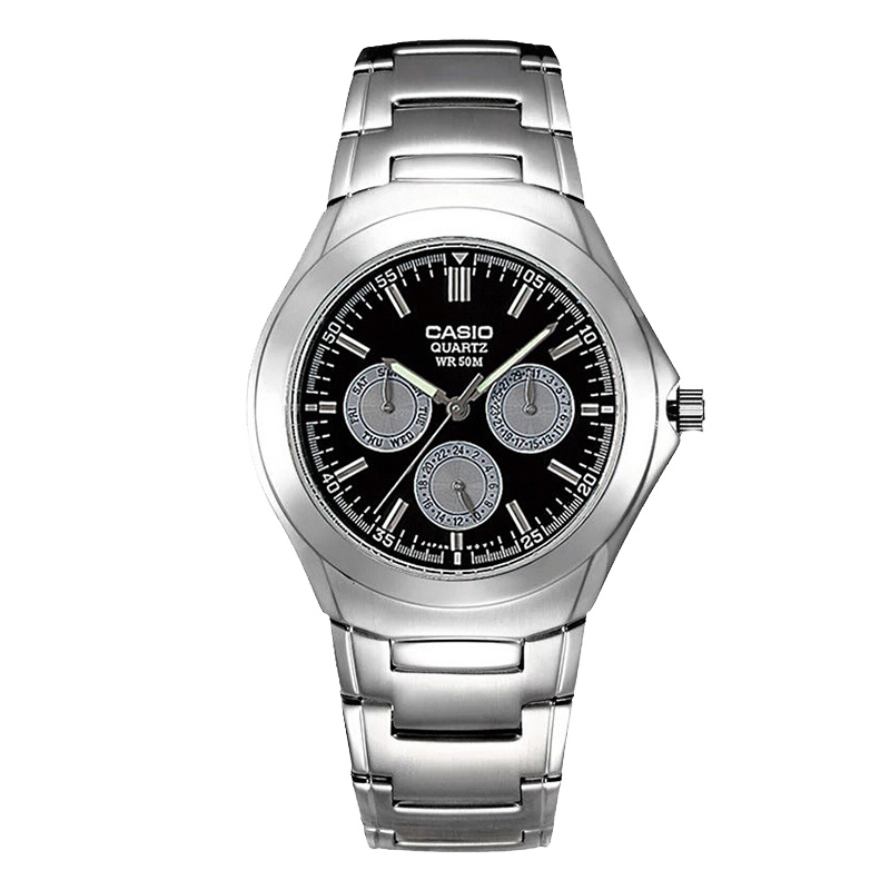 CASIO卡西欧 石英表 男 大众指针系列日韩品牌休闲男士表MTP-1247D-1A