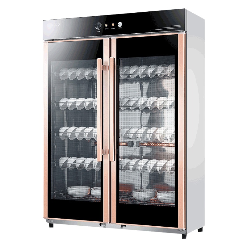 志高(CHIGO)消毒柜商用立式双不锈钢大容量饭店食堂餐具保洁柜910L