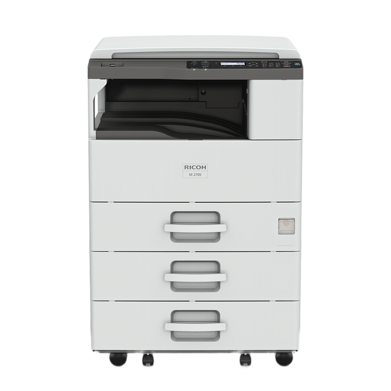 理光(Ricoh)M 2700 A3黑白数码复合机 主机+盖板+三层纸盒(免费上门安装+1年保修)