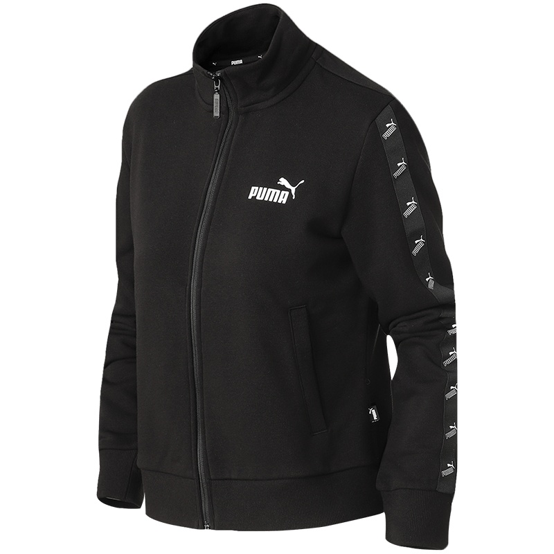 PUMA彪马女装运动服休闲立领针织外套586598