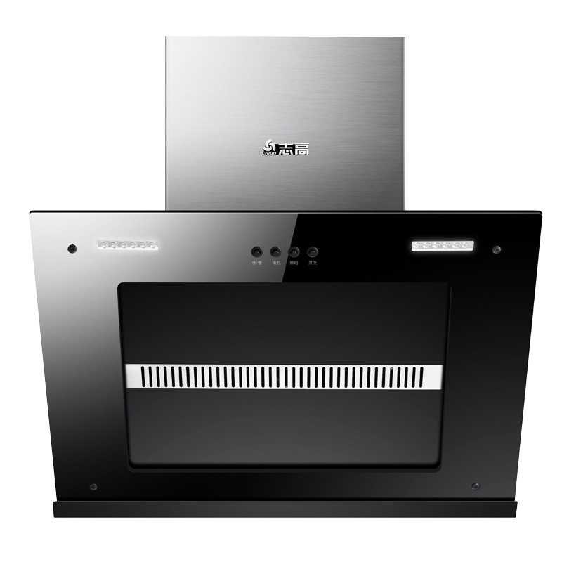 志高家用租房顶吸式中式烟机厨房脱排小型吸油烟机壁挂大吸力H093C