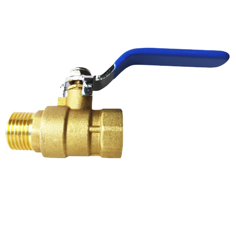 萃姿尔(TRESOR)内外丝黄铜球阀 国标铜制球阀 水管气管球阀开关6分单个装