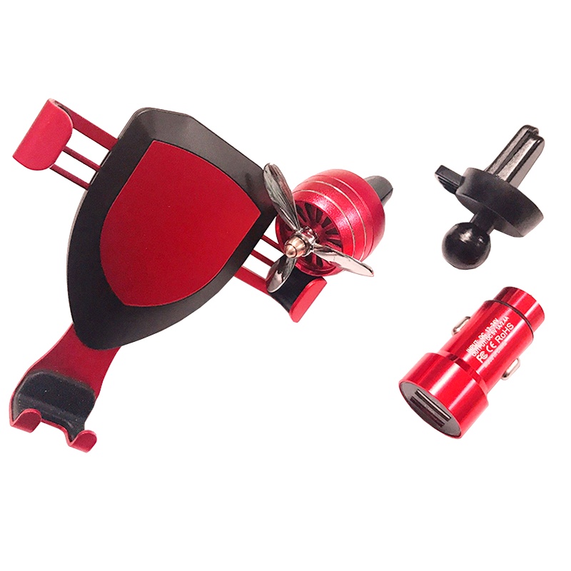 安途卫仕 乐途车载三件套 车载手机支架+车充+香薰装饰装(30套起订)