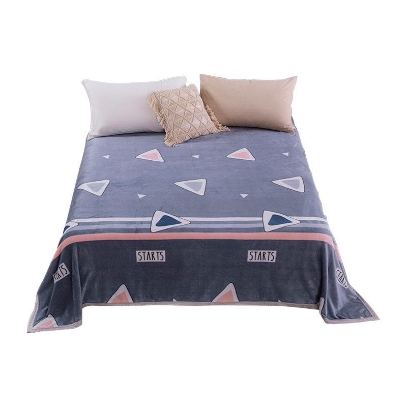 凯诗风尚(CHARSON)毛毯 苏宁自营 雪貂绒毛毯单人学生宿舍春秋睡毯 办公室空调沙发薄款盖毯双人毯子