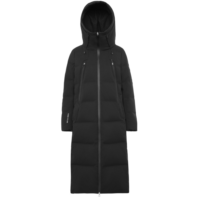 波司登羽绒服女长款2020年新款过膝连帽鹅绒修身外套B00144372