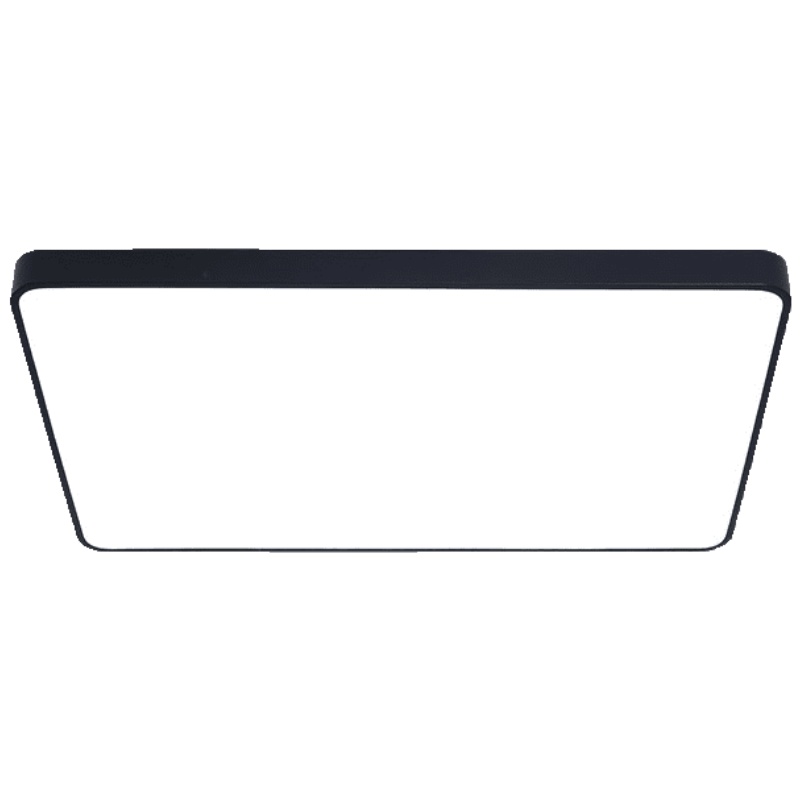 简约现代led吸顶灯长方形正方黑色白色客厅卧室餐厅书房阳台遥控