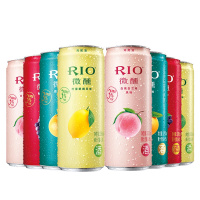 锐澳(RIO)洋酒 鸡尾酒 预调酒 微醺系列组合 330ml*8罐