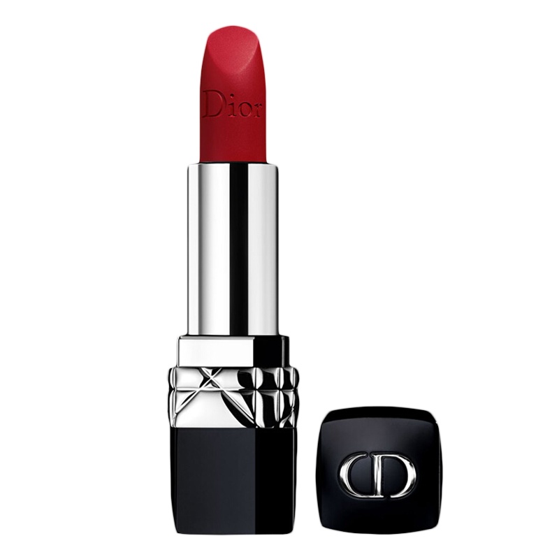 [七夕礼物]Dior迪奥口红女士唇膏礼盒套装 烈艳蓝金999哑光+花漾甜心淡香30ml[爱情长长久久套装]