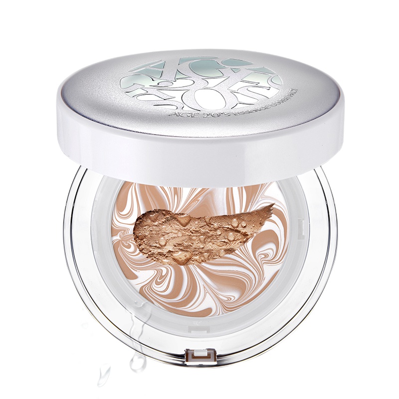 爱敬爱纪二十之(Aekyung Age 20's)精华遮瑕粉底 爱敬气垫 21号色(镂空白)产品1壳2芯含替换装