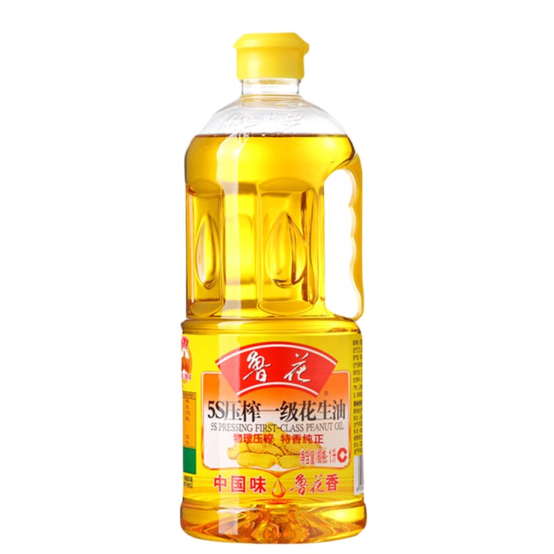 鲁花5S压榨一级花生油1l