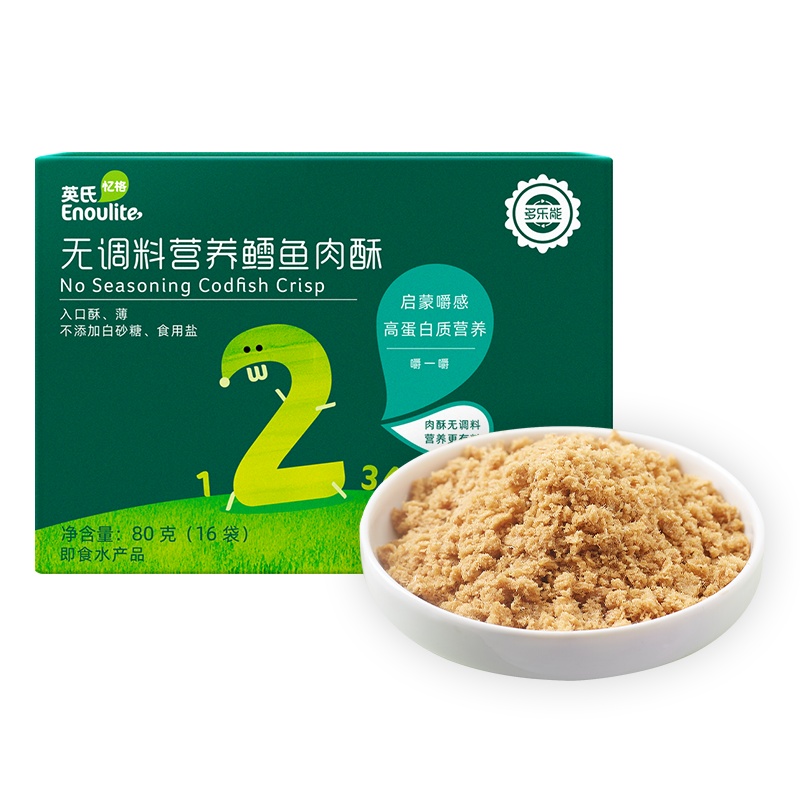 英氏多乐能无调料鱼肉酥80g