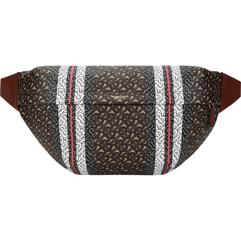 BURBERRY 博柏利 男款 环保帆布单肩斜挎包大号 80211011