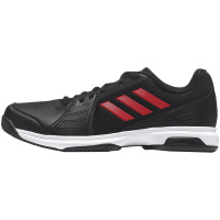 adidas阿迪达斯男子网球鞋运动鞋B96526 B965261号黑色+浅猩红