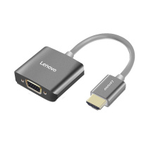 联想原装hdmi转vga线带音频供电接口笔记本电脑投影仪连接线转换器台式机顶盒电视显示器高清 线视频转接头