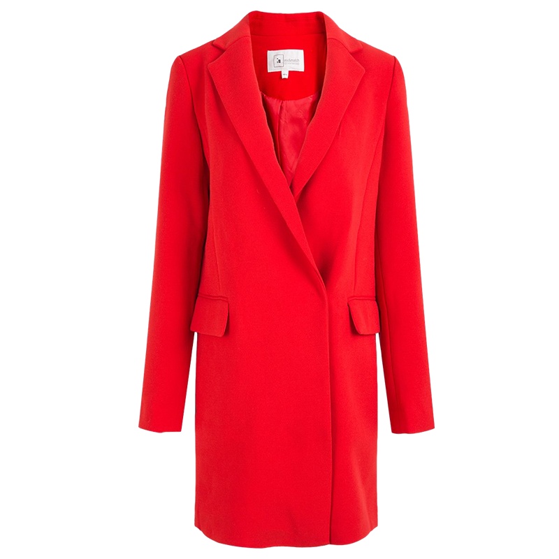 【福利款】拉夏贝尔藏青暗扣西装外套