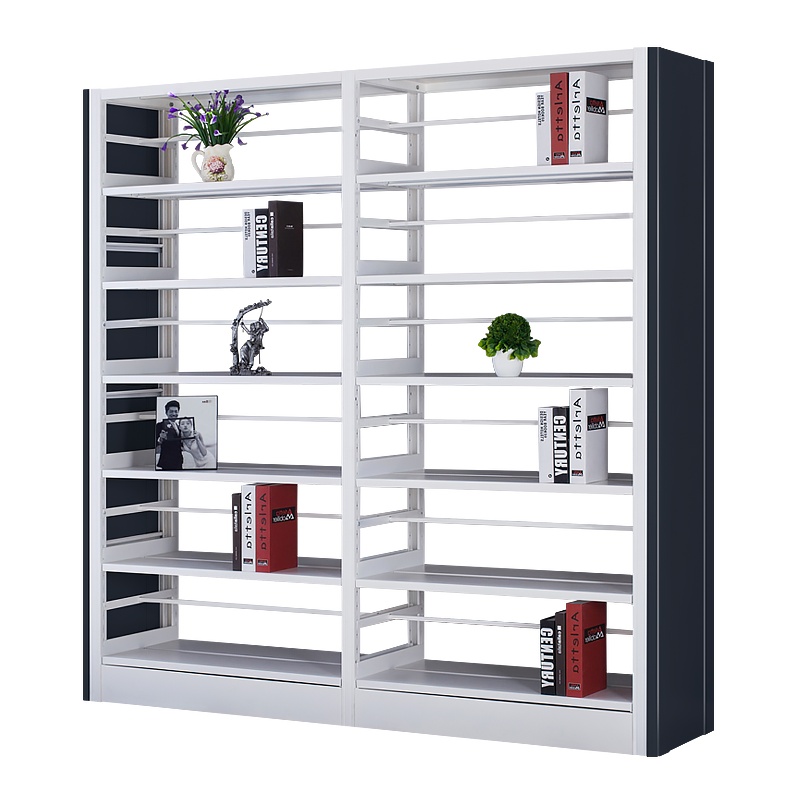 [红心家居]落地书架现代简约多用摆物架书架可调节加厚层板一列2节
