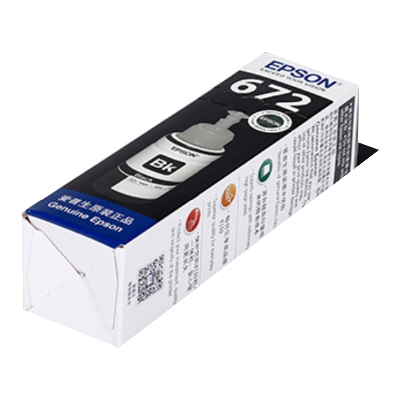 爱普生(EPSON)672原装墨水 适用于爱普生L360 L310 L220 L365 L455 L1300等机器