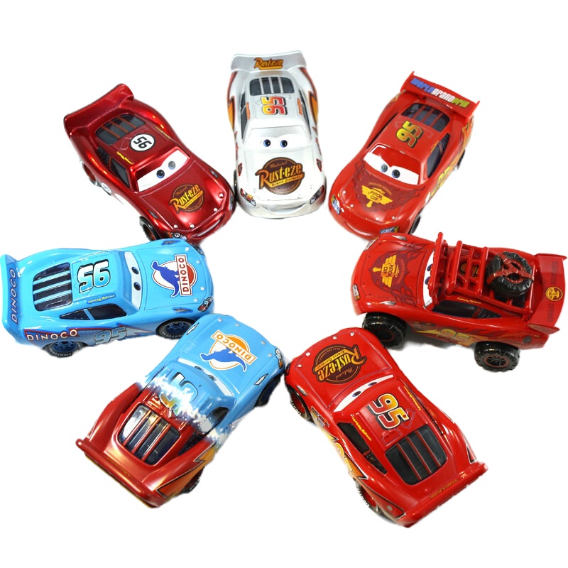 汽车赛车总动员闪电麦昆稀有版本组合套装合金小汽车模型 二代麦昆