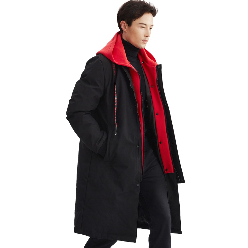 雪中飞羽绒服男士2019年新款秋冬装加厚上衣保暖保暖反季外套