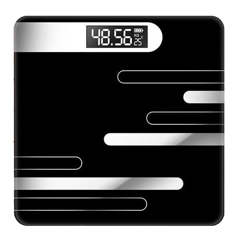 【电池款】金妙智能体重秤 智能健康秤体重秤电子秤钻石黑电池款蓝牙APP 适配ios&安卓
