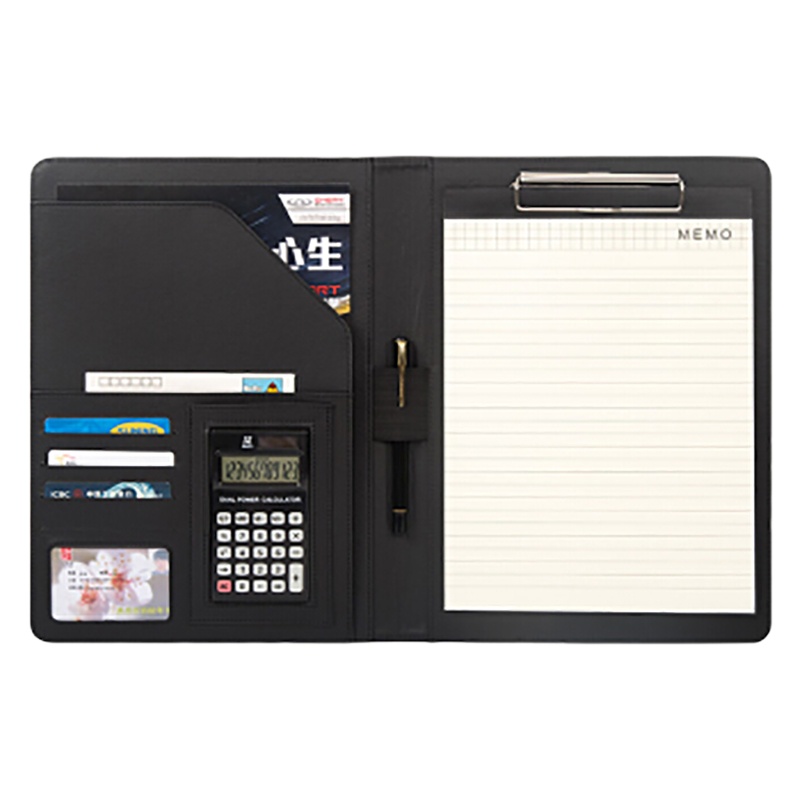 企购优品皮质资料夹(含计算器)