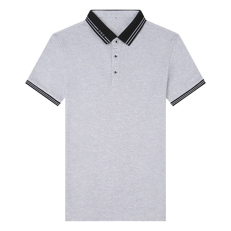 卡帝乐鳄鱼(CARTELO)夏季保罗polo衫男士有领T恤翻领半袖上衣T恤男