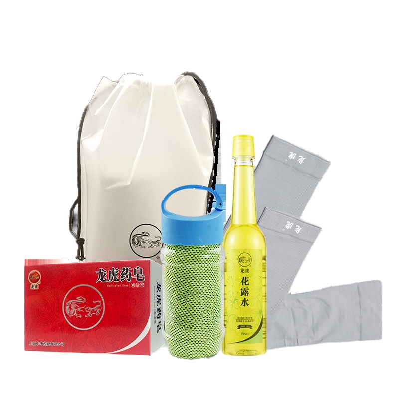 虎防暑套装 LM20-5204B(冰袖+花露水+药皂+冰巾+拎袋).