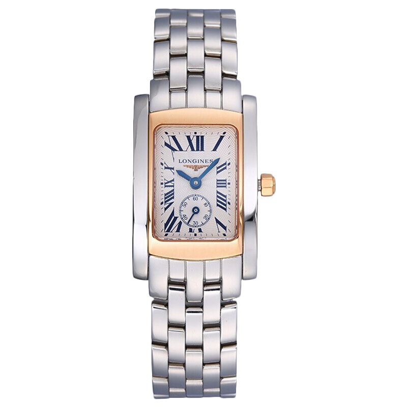 浪琴LONGINES 瑞士品牌 黛绰维纳系列 女士石英表 L5.155.5.71.6