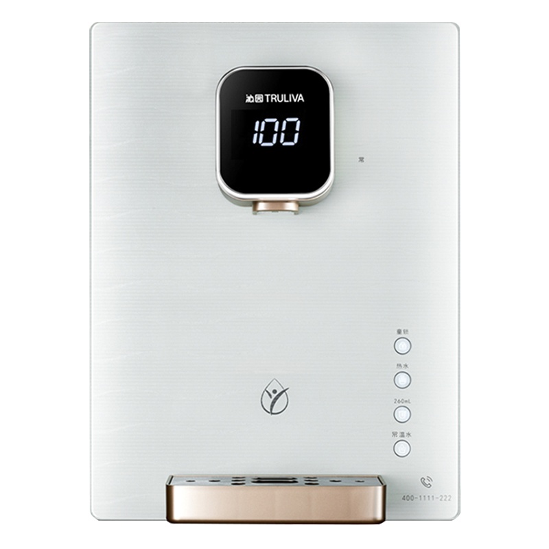 沁园(TRULIVA)家用台上式管线机加热一体壁挂式厨房无胆速热即热式饮水机580大流量