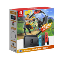 任天堂 Nintendo Switch 国行续航增强版红蓝游戏机&健身环大冒险游戏套装 家用体感游戏机掌机