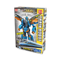 灵动创想列车超人变形金刚玩具男孩女孩复兴号火车高铁合体机器人机甲列车超人三合体变形-复兴号CR300BF CT6890