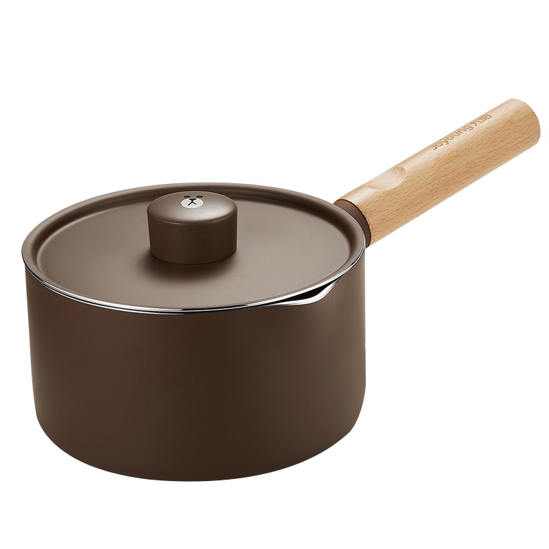 九阳( Joyoung ) Line 汤奶锅16cm宝宝辅食锅不粘锅煮泡面锅汤锅布朗熊小奶锅 TLL1622D-A3