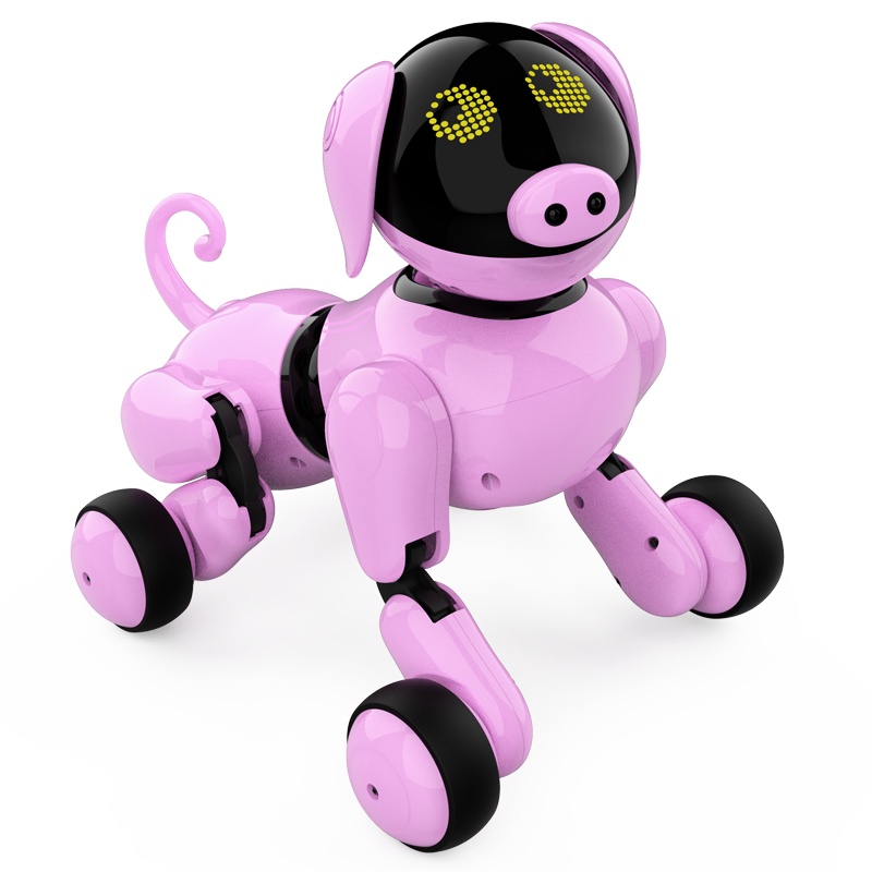 天博智可琪儿童智能机器猪语音AI编程互动陪伴玩具礼物电动机器人