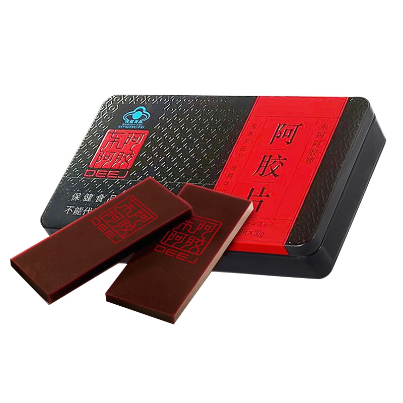 东阿阿胶(DEEJ)阿胶 阿胶片240g 阿胶片30g*8片铁盒