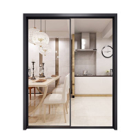 塞纳春天推拉门 厨房卫生间门阳台推拉门 定制移门厨卫门合金玻璃门