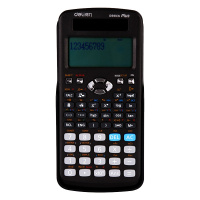 得力(deli)D991ES 双电源学生科学函数计算器 易拉式保护盖 黑色