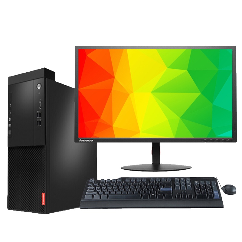 联想 M415-N055/i5-7400/8GB/128GB+1TB/无光驱/180W电源/键盘/鼠标/云教室/DOS