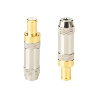 博扬 富士通头 C6Y-K-2-1头2M头E1同轴连接器 DDF射频线插头同轴电缆连接器10个装BY-C6Y-K-2-1