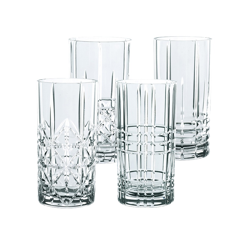 德国NACHTMANN奈赫曼赫兰德系列长饮杯水杯水晶玻璃杯(4只装)