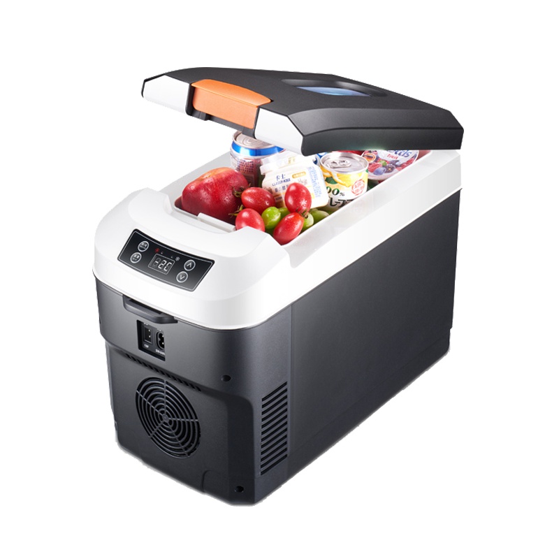 先科(SAST)10L聚氨酯单制冷 车家两用12V专用车载冰箱家用迷你冷暖箱 单核制冷 数显面板 货车可用