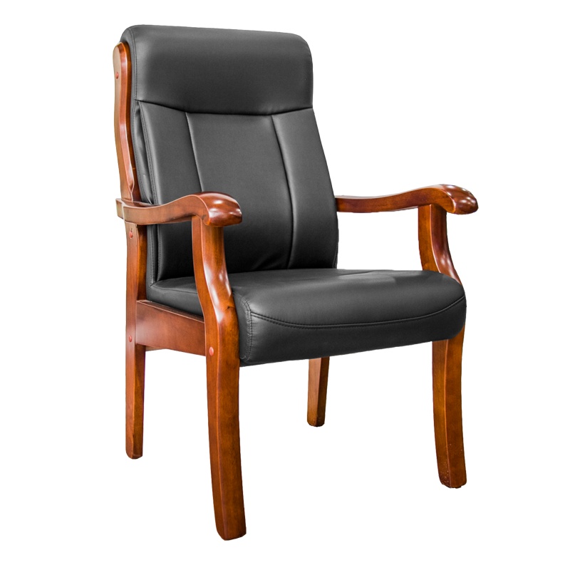 [硕辉]SH-G015会议椅 木质皮椅 办公椅 电脑椅 650*700*1100