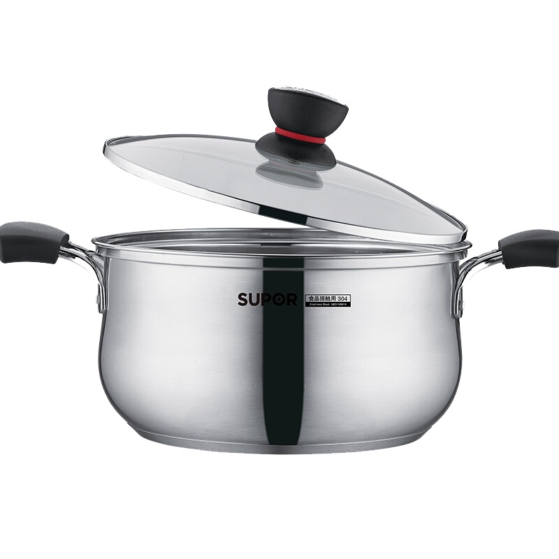 苏泊尔小红圈时尚系列不锈钢汤锅ST22H1