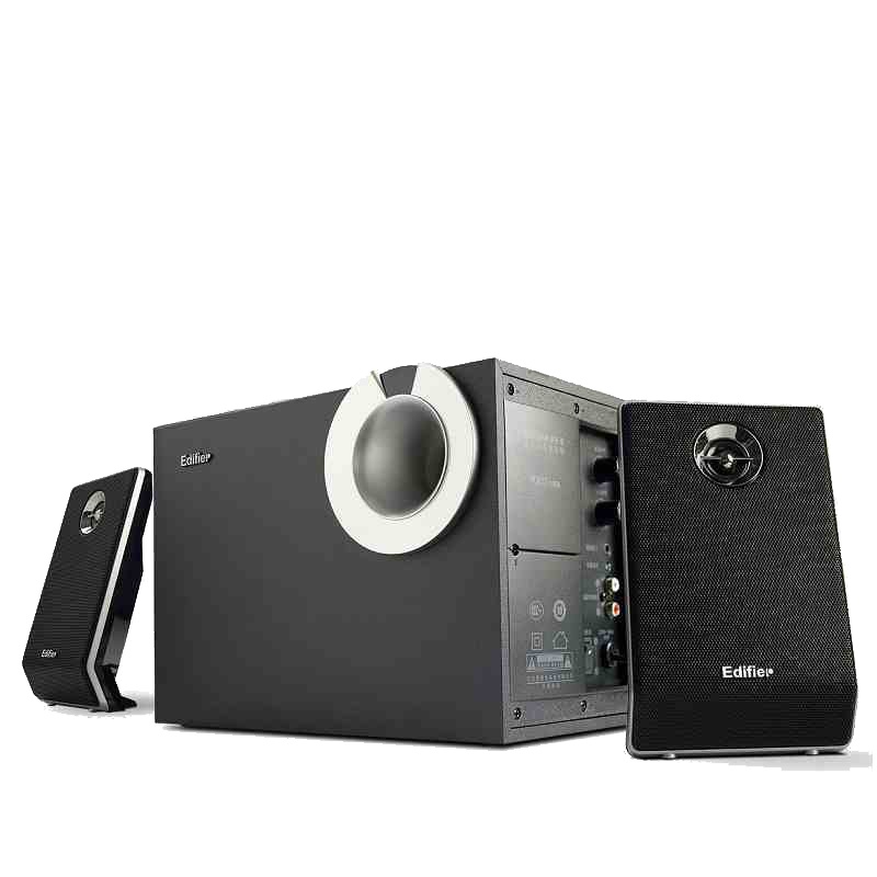 Edifier/漫步者 R301T北美版 2.1声道 木质 电脑音箱 台式电脑低音炮 笔记本音响 黑色