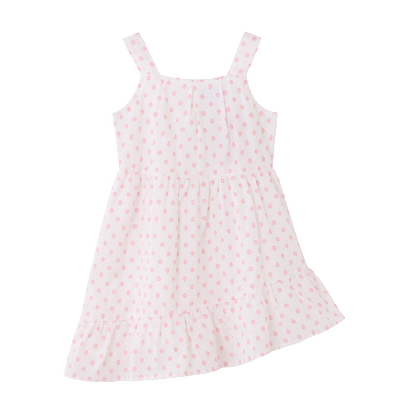 铅笔俱乐部童装2020夏装新款女童吊带连衣裙中大童休闲长裙儿童裙