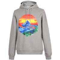 Kenzo 高田贤三 男士印花图案棉质连帽卫衣运动衫 F96 5SW362 4ME