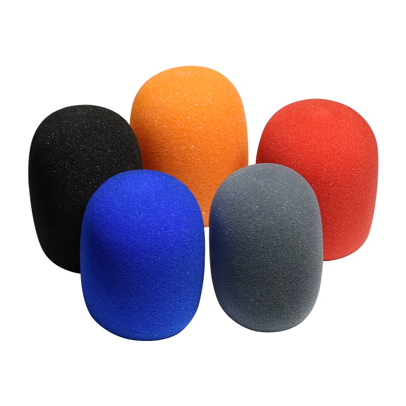 话筒套防滑圈硅胶保护套ktv麦克风罩防摔防喷罩纯麦话筒套海绵套 乐器配件