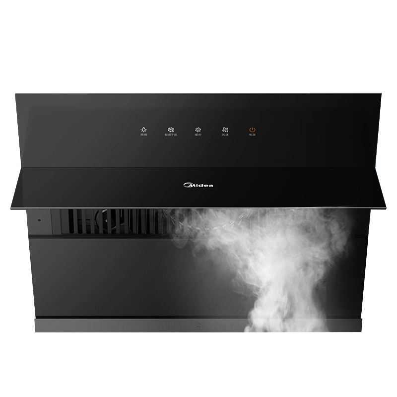 美的(Midea)抽油烟机家用小户型700小尺寸侧吸式抽烟机大吸力智感干洗脱排油烟机抽烟机CXW-280-J27