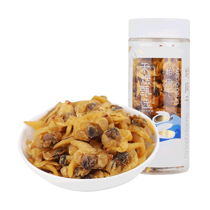 禾煜 甄选蛤肉干130g 蛤蜊肉干 贝类海鲜 禾煜出品
